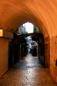 Arab Souk: The quiet Arab Souk captured in the early hours before the day’s trade begins