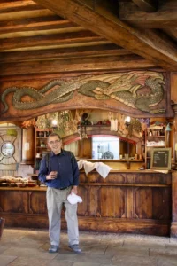 Enjoying ale at the Green Dragon