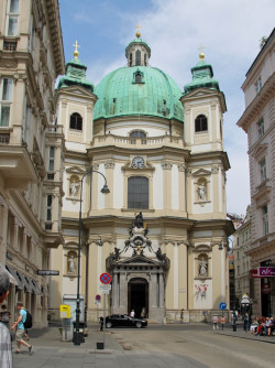 St. Peter's Church. Baroque. Consecrated in 1733. Peterskirche