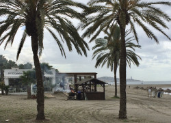 Dining by the seashore. The El Cachalote Chiringuito. Chiringuito